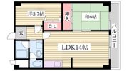 サンロイヤル清水の間取り画像
