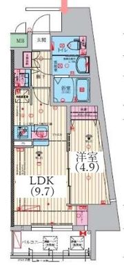 ファーストフィオーレ神戸ハーバーランドの間取り画像