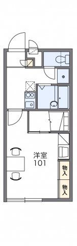 レオパレスエストゥベンダⅢの間取り画像