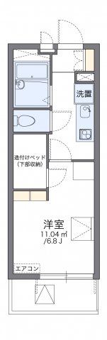 レオパレス中央の間取り画像