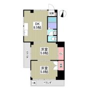 山光ハイムⅡの間取り画像
