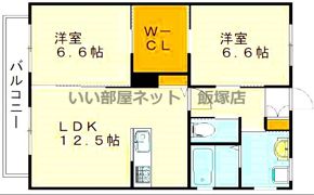 カルデアコートの間取り画像