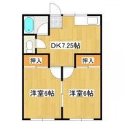 吉田ハイツの間取り画像