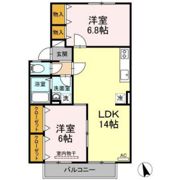 リヴェール小田 B棟の間取り画像