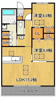 レブリアント折尾の間取り画像