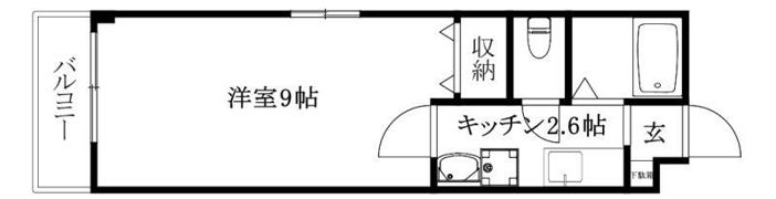 シングル花夢の間取り画像