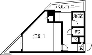 フェスタ天神の間取り画像