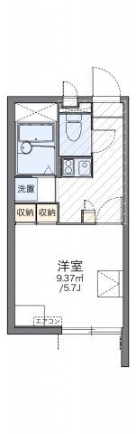 レオパレス広貴Eの間取り画像