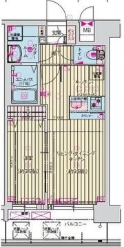 プレサンス長田レジェールの間取り画像