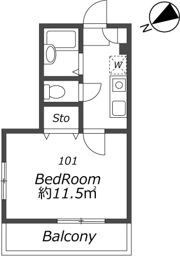 West Woodの間取り画像