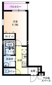 フジパレス今津中Ⅲ番館の間取り画像