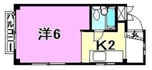 オレンジコーポの間取り画像
