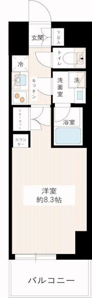 イアース西日暮里の間取り画像