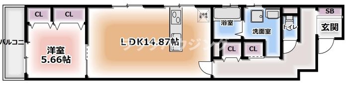 COLORSの間取り画像