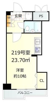 カーサ大島の間取り画像