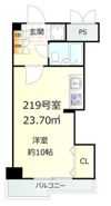 カーサ大島の間取り画像