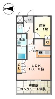 maison de yuuの間取り画像