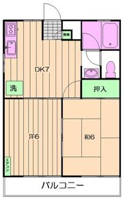 メゾン山吹の間取り画像