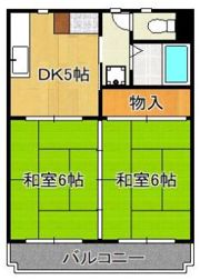 シャトレ安部山の間取り画像