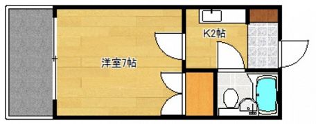 エステート山根の間取り画像