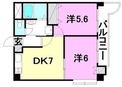 サザンコート6の間取り画像