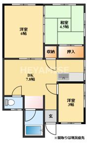ロイヤルハウスたらみの間取り画像
