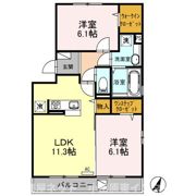 ラ・メールの間取り画像