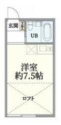 クロノス小平NORTHの間取り画像