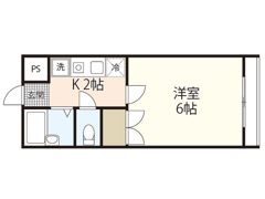 サンライズ草津南の間取り画像