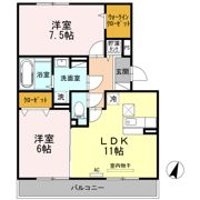 K’S シャトーの間取り画像
