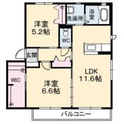 プランタン A棟の間取り画像