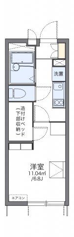 レオパレスグレース クレストⅠの間取り画像