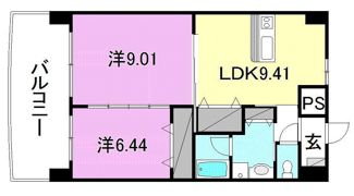 デリアス市駅南の間取り画像