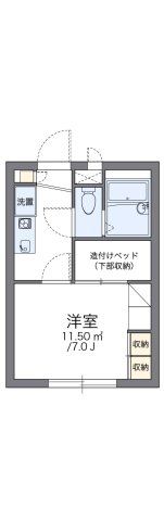 レオパレス千寿の間取り画像