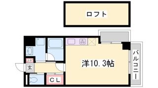 アネシスコート門口の間取り画像