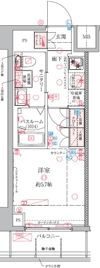 クレヴィスタ横浜関内の間取り画像