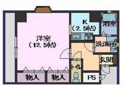 プティ：リビエールⅡ番館の間取り画像