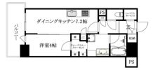 クレアホームズfranc松山駅前の間取り画像