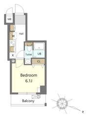 S-RESIDENCE横濱吉野町burgeonの間取り画像