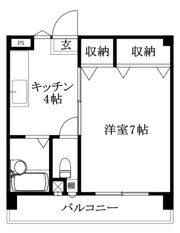メゾンセイントマローの間取り画像