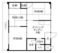 越智タウンハイツの間取り画像