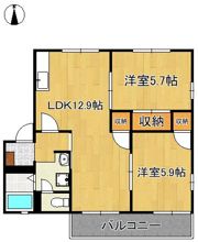 フレグランスM B棟の間取り画像
