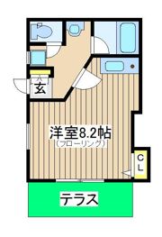 ヒルズ山手竹之丸の間取り画像