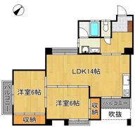 ヴェーチェル小倉北の間取り画像