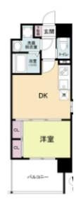 プライマル南森町(旧ビガーポリス415松ヶ枝町Ⅲ)の間取り画像