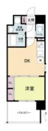 プライマル南森町(旧ビガーポリス415松ヶ枝町Ⅲ)の間取り画像