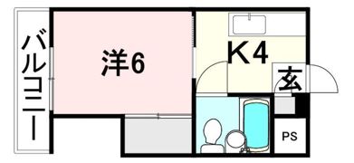 コーポ新の間取り画像