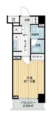 ライオンズクオーレ東京三ノ輪シティゲートの間取り画像