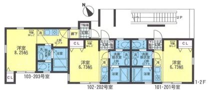 Nuage吉野町の間取り画像
