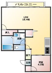 シャルム松木の間取り画像